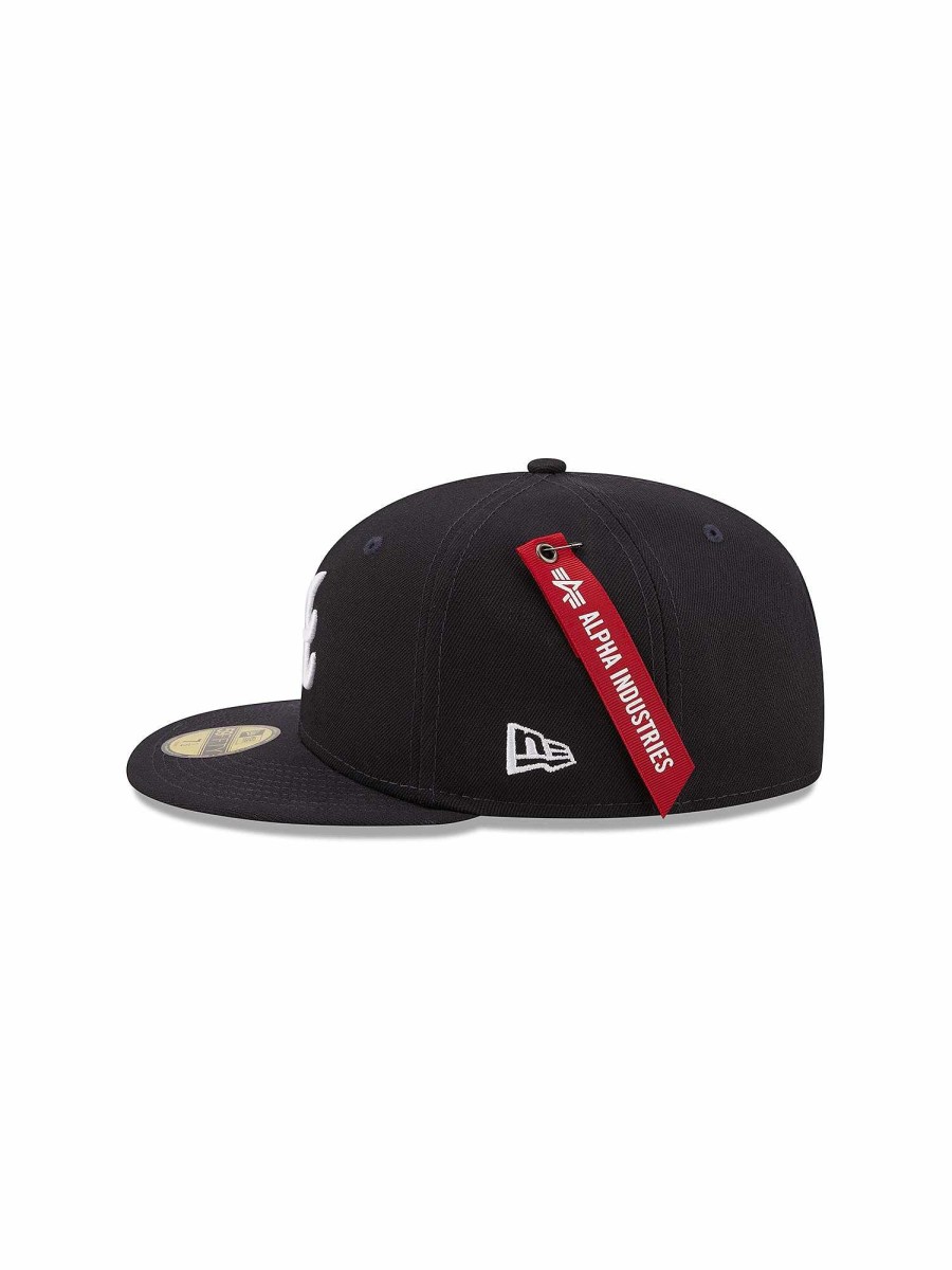 Mlb Alpha Industries Mlb X Alpha X New Era - Caps | Atlanta Braves X Alpha X New Era 59Fifty Fitted Cap Navy