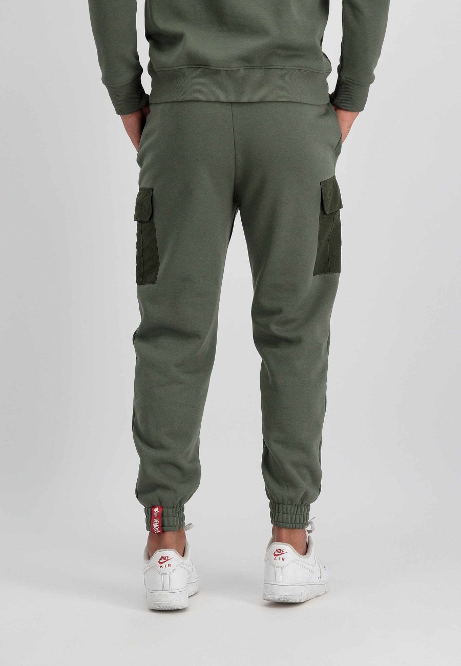 Men Alpha Industries Pants + Shorts | Sweat Nylon Cargo Jogger