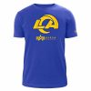 Nfl Alpha Industries Nfl X Alpha X New Era - Tees | Los Angeles Rams X Alpha X New Era T-Shirt Blue