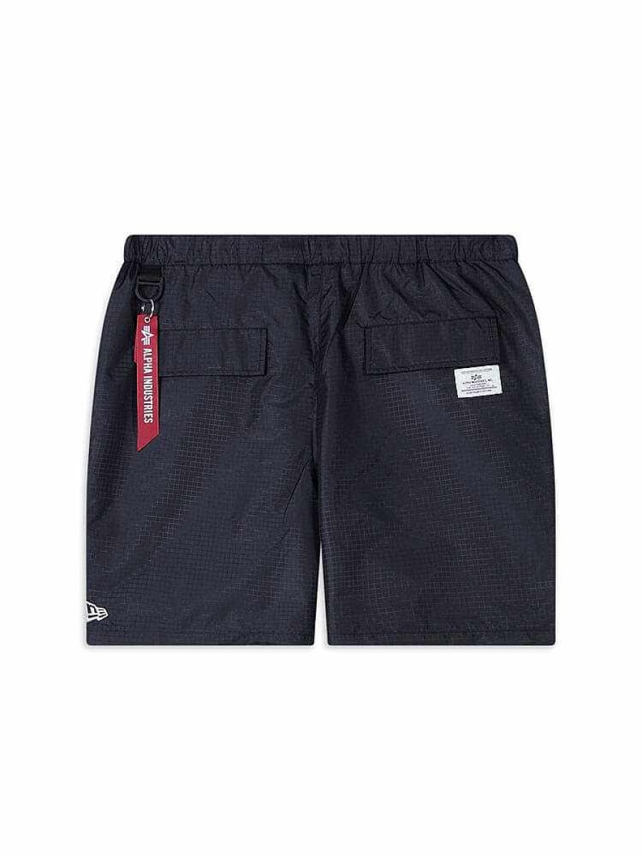 Nba Alpha Industries Nba X Alpha X New Era - Hoodies, Tees, & Shorts | Boston Celtics X Alpha X New Era Nylon Shorts Black
