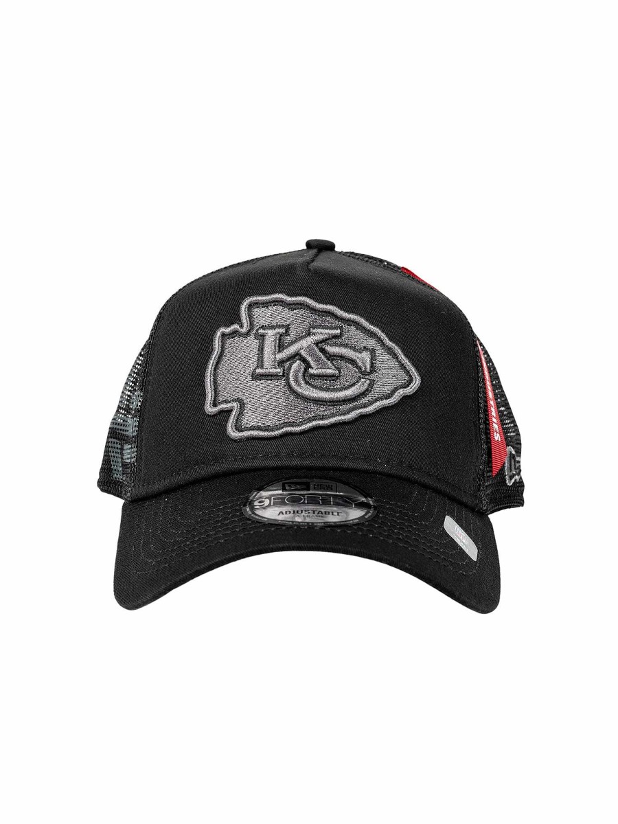 Nfl Alpha Industries Nfl X Alpha X New Era - Caps | Kansas City Chiefs X Alpha X New Era 940 Cap Black