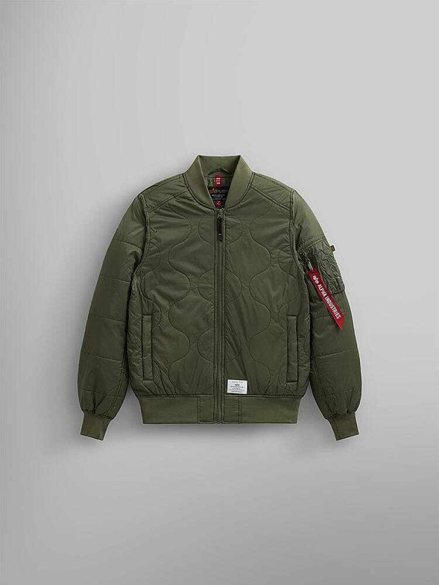 Women Alpha Industries Outerwear | L-2B Quilted Bomber Jacket