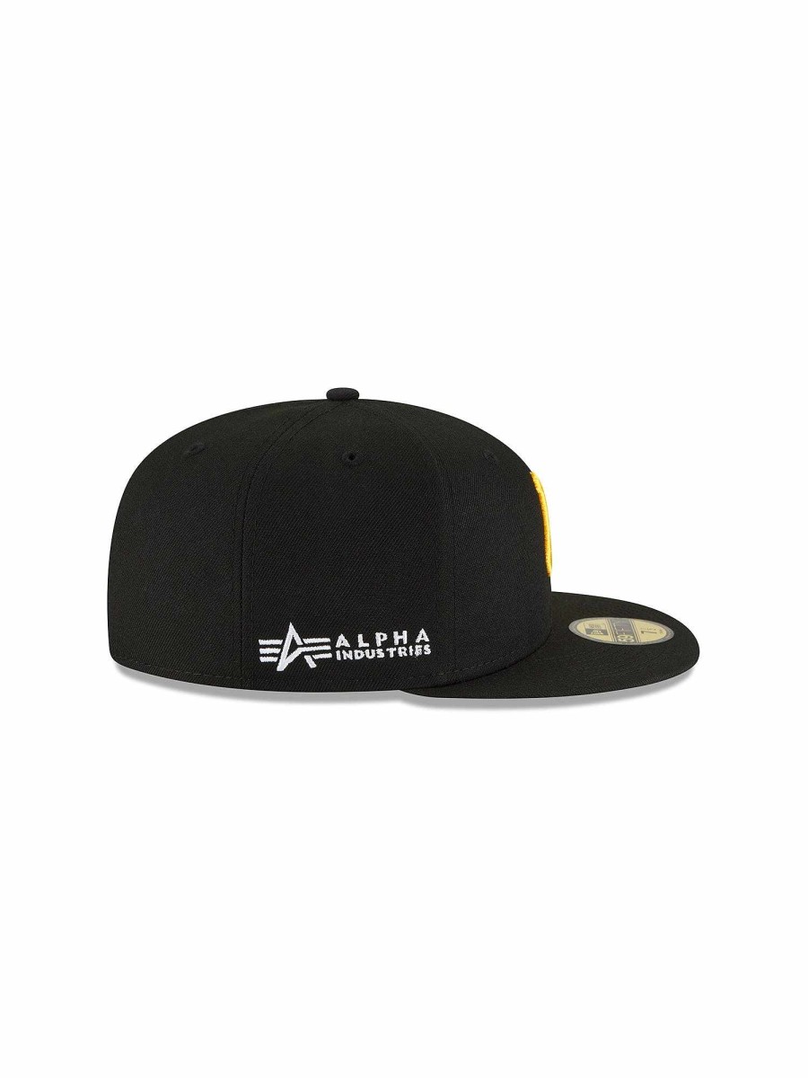 Mlb Alpha Industries Mlb X Alpha X New Era - Caps | Pittsburgh Pirates X Alpha X New Era 59Fifty Fitted Cap Black
