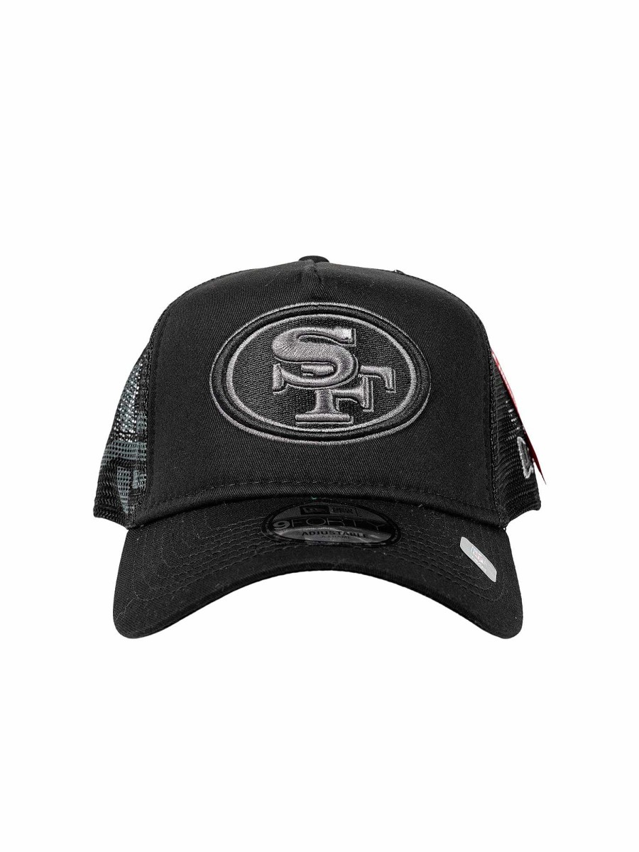 Nfl Alpha Industries Nfl X Alpha X New Era - Caps | San Francisco 49Ers X Alpha X New Era 940 Cap Black