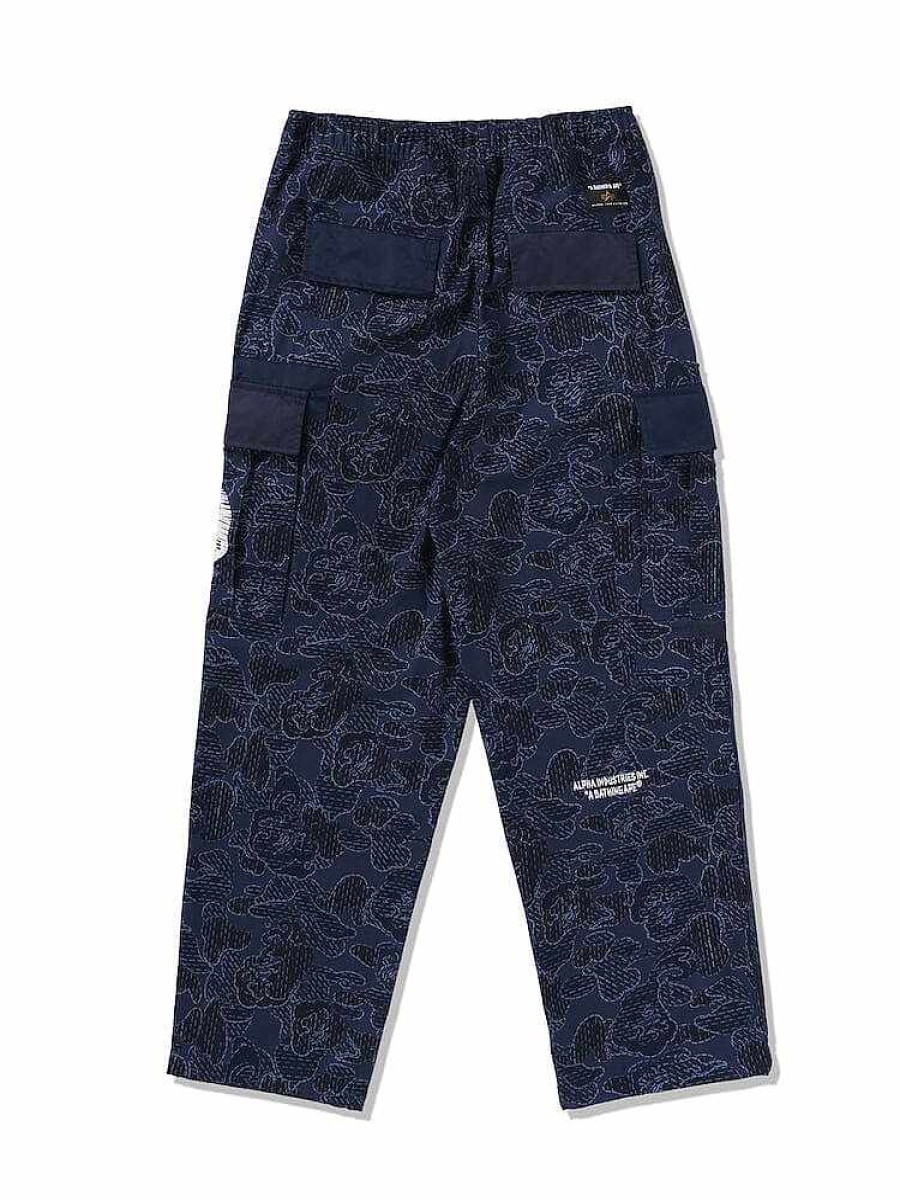 Men Alpha Industries Pants + Shorts | Alpha X Bape 6-Pocket Pants