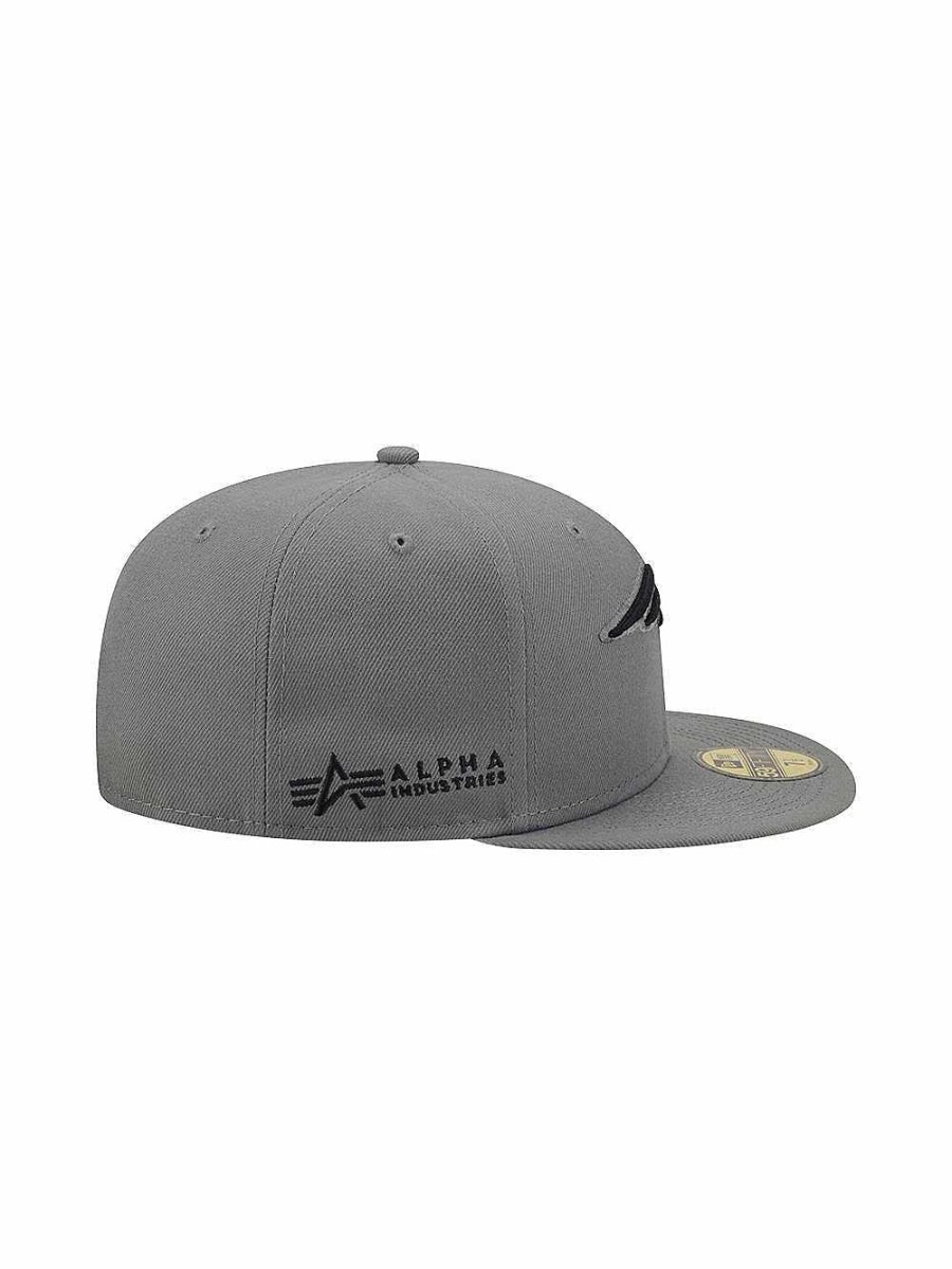 Nfl Alpha Industries Nfl X Alpha X New Era - Caps | New England Patriots X Alpha X New Era 5950 Fitted Cap Grey Medium
