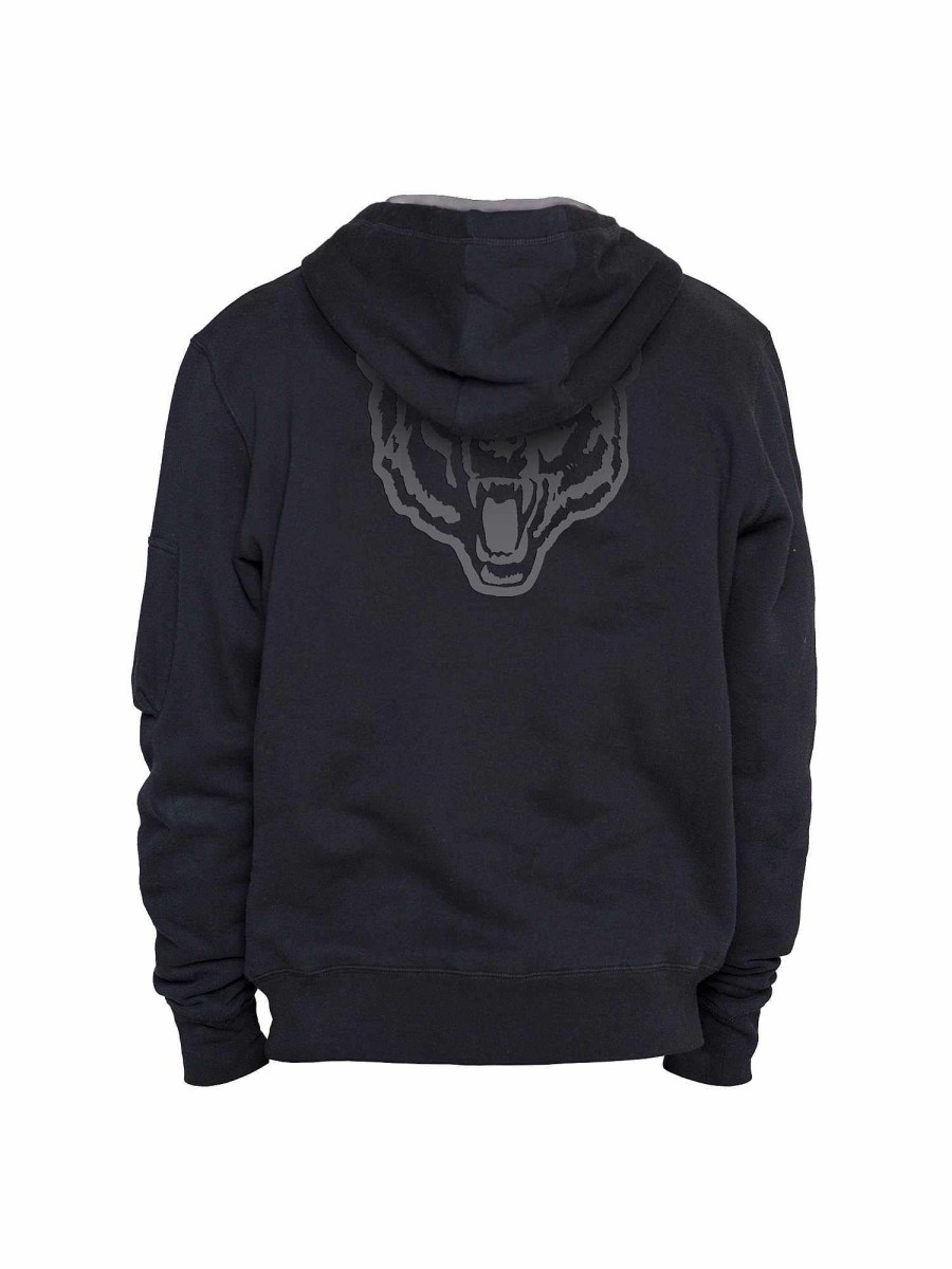 Nfl Alpha Industries Nfl X Alpha X New Era - Hoodies | Chicago Bears X Alpha X New Era Hoodie Black