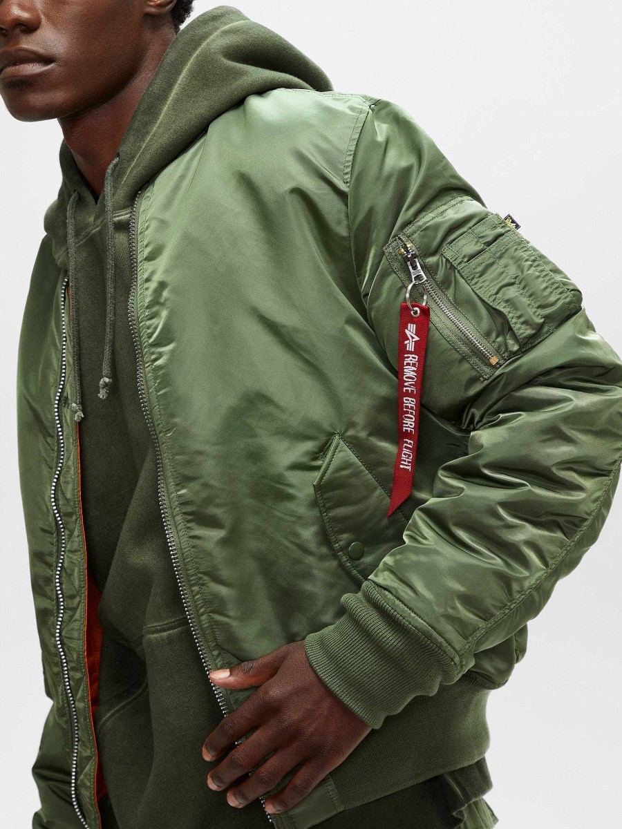 Men Alpha Industries Outerwear | Ma-1 Bomber Jacket Slim Fit