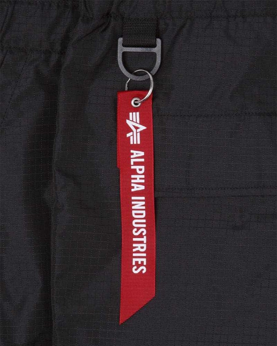 Mlb Alpha Industries Mlb X Alpha X New Era - Hoodies, Tees, & Shorts | Los Angeles Dodgers X Alpha X New Era Nylon Shorts Black