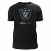 Nfl Alpha Industries Nfl X Alpha X New Era - Tees | Las Vegas Raiders X Alpha X New Era T-Shirt Black