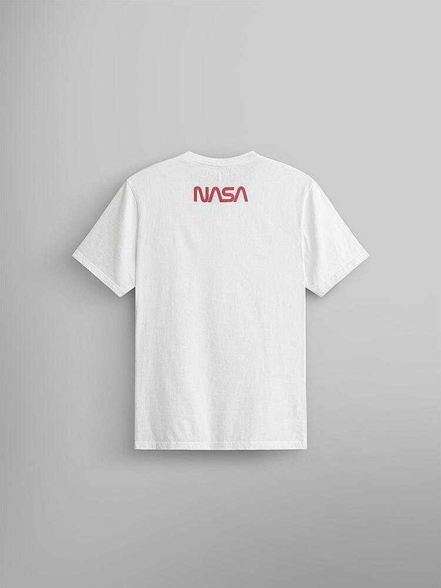 Men Alpha Industries T-Shirts | Nasa Sts-7 Space Tee