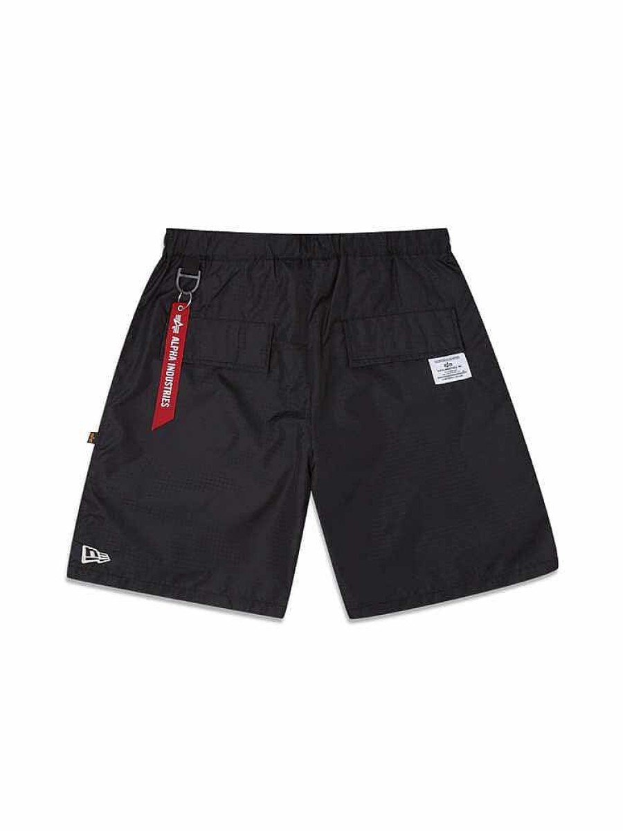 Nba Alpha Industries Nba X Alpha X New Era - Hoodies, Tees, & Shorts | Alpha X New Era Nylon Shorts Black