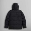 Men Alpha Industries Outerwear | Hooded Puffer Jacket Black
