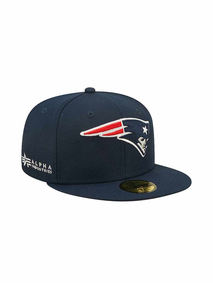 Nfl Alpha Industries Nfl X Alpha X New Era - Caps | New England Patriots X Alpha X New Era 59Fifty Fitted Cap Dark Blue