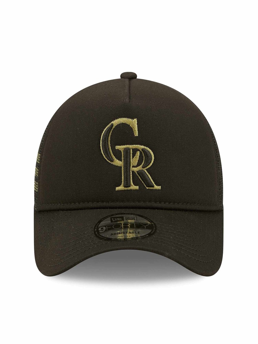 Mlb Alpha Industries Mlb X Alpha X New Era - Caps | Colorado Rockies X Alpha X New Era 940 Cap Black