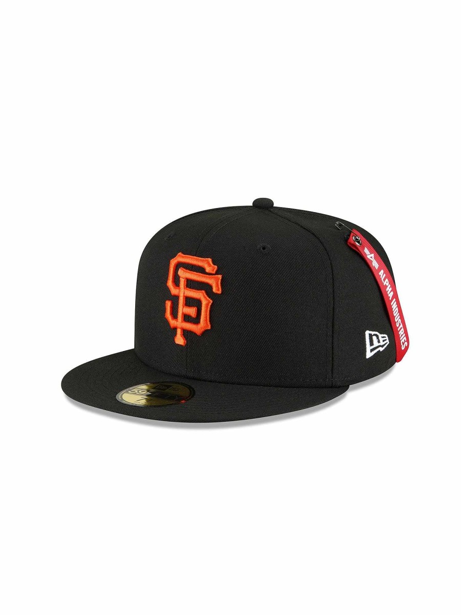 Mlb Alpha Industries Mlb X Alpha X New Era - Caps | San Francisco Giants X Alpha X New Era 59Fifty Fitted Cap Black