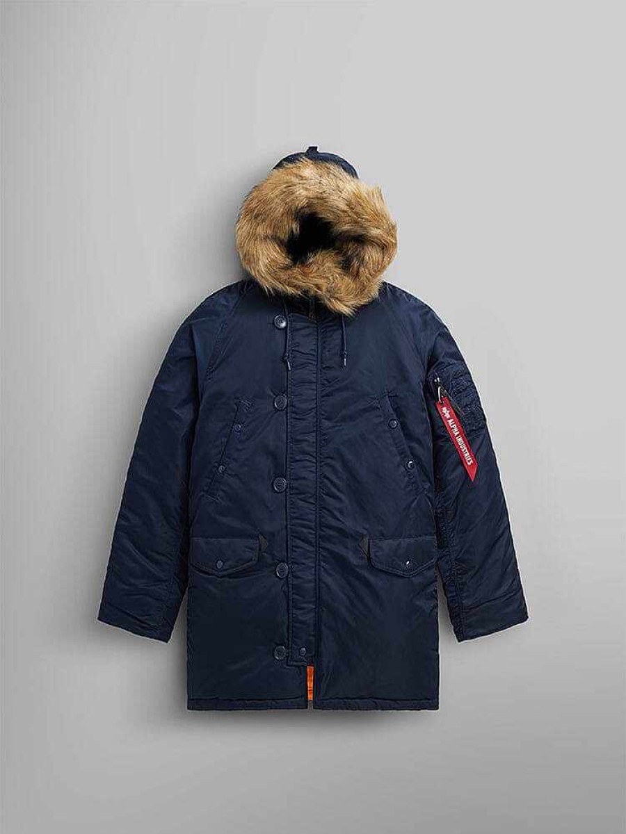 Men Alpha Industries Outerwear | N-3B Slim Fit Parka