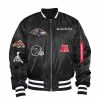 Nfl Alpha Industries Nfl X Alpha X New Era - Bomber Jackets | Baltimore Ravens X Alpha X New Era Ma-1 Bomber Jacket Black