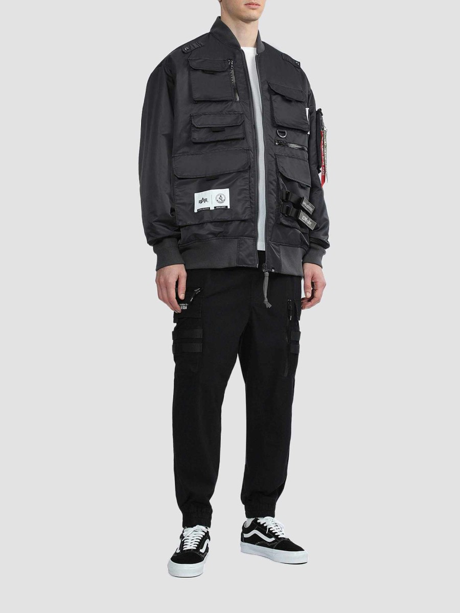 Men Alpha Industries Outerwear | Alpha X Izzue Utility Ma-1 Jacket