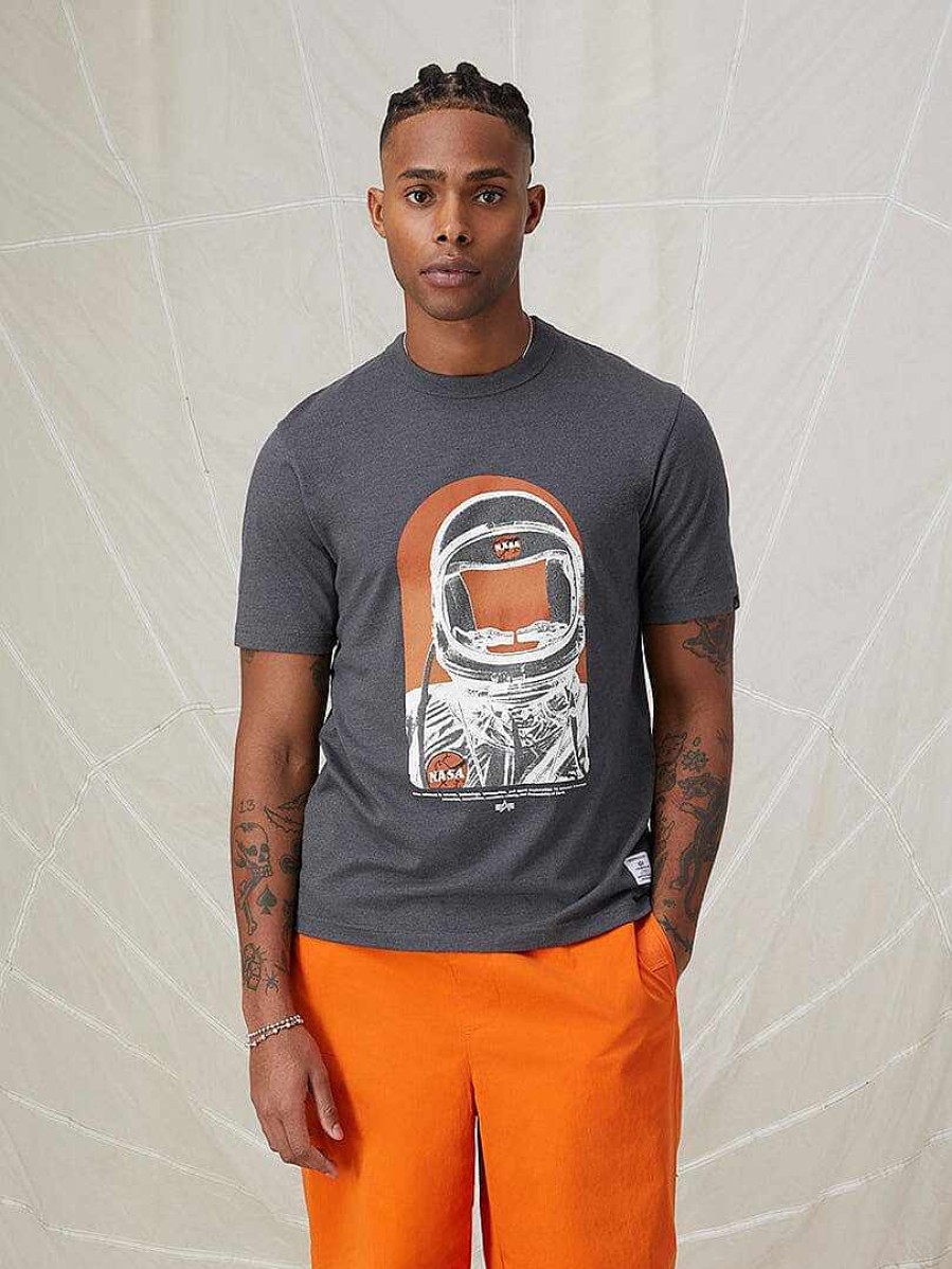 Men Alpha Industries Nasa | Nasa Moon Man Tee