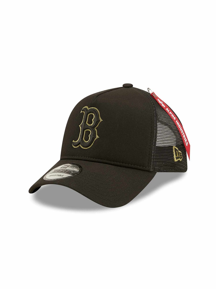 Mlb Alpha Industries Mlb X Alpha X New Era - Caps | Boston Red Sox X Alpha X New Era 940 Cap Black