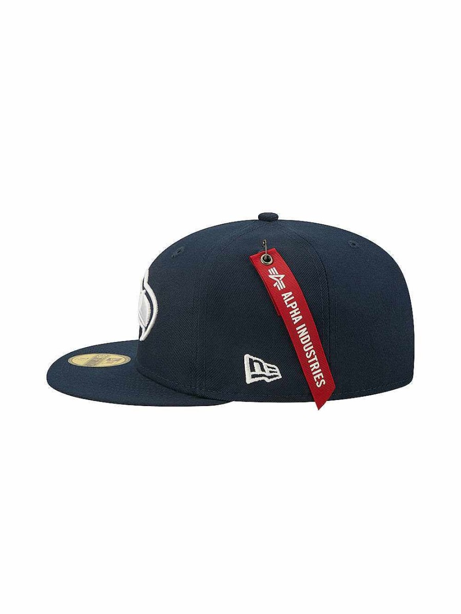 Nfl Alpha Industries Nfl X Alpha X New Era - Caps | Seattle Seahawks X Alpha X New Era 59Fifty Fitted Cap Dark Blue