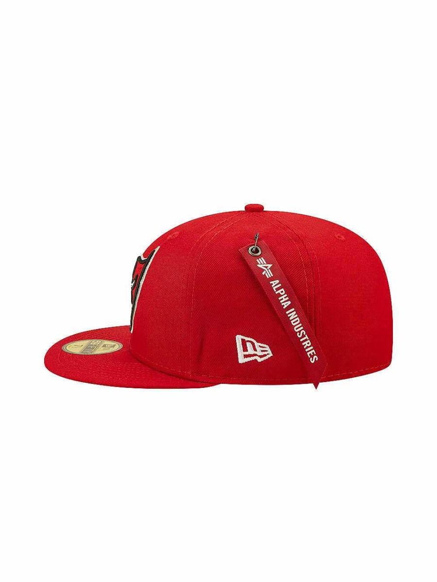 Nfl Alpha Industries Nfl X Alpha X New Era - Caps | Tampa Bay Buccaneers X Alpha X New Era 59Fifty Fitted Cap Red
