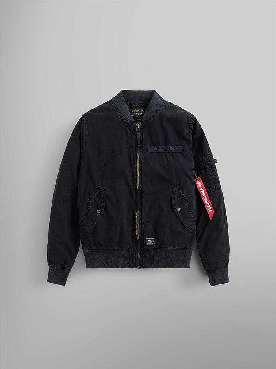 Men Alpha Industries Outerwear | L-2B Rip And Repair Bomber Jacket
