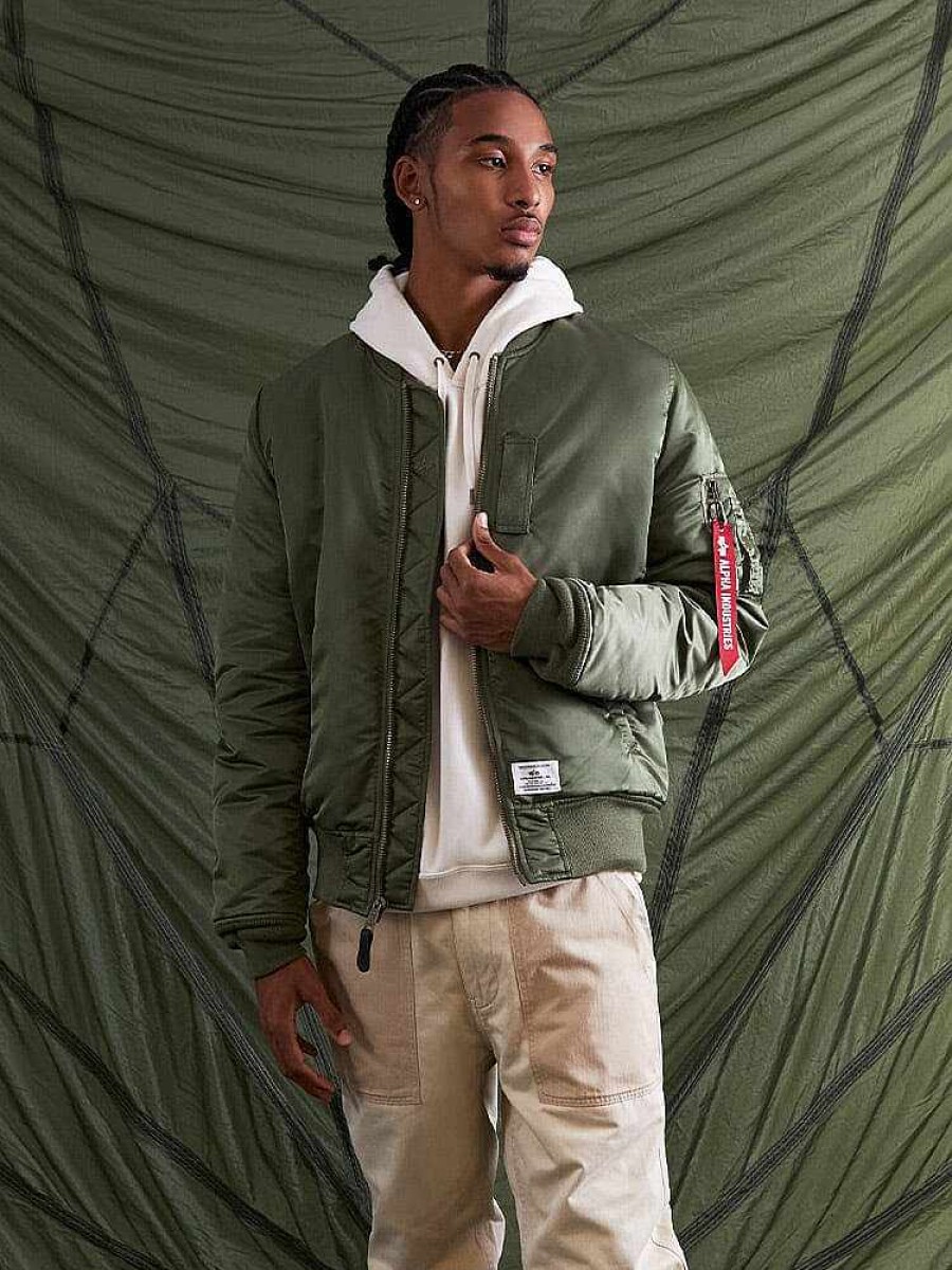 Men Alpha Industries Outerwear | Ma-1 Mod Bomber Jacket
