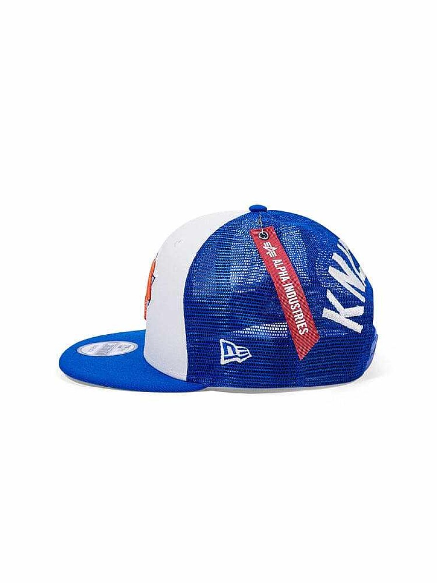 Nba Alpha Industries Nba X Alpha X New Era - Hats | New York Knicks X Alpha X New Era 950 Cap Blue