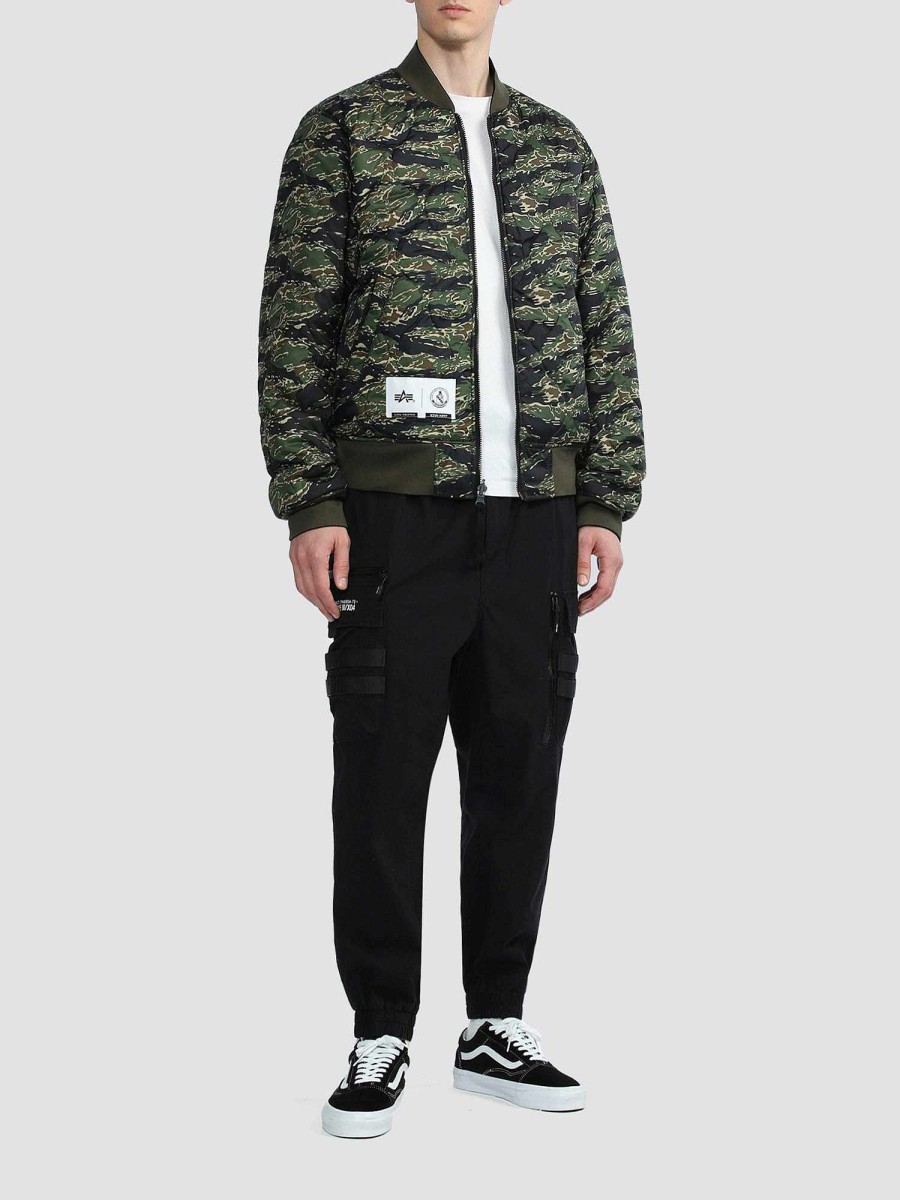 Men Alpha Industries Outerwear | Alpha X Izzue Ma-1 Bomber Jacket