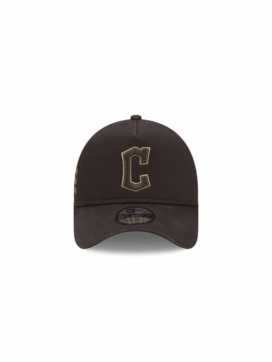 Mlb Alpha Industries Mlb X Alpha X New Era - Caps | Cleveland Guardians X Alpha X New Era 940 Cap Black
