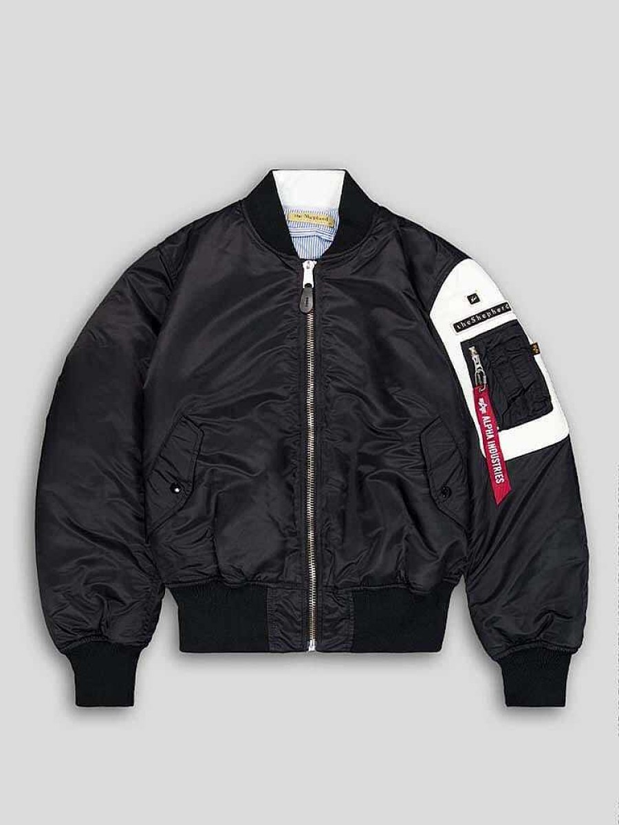 Men Alpha Industries Outerwear | Alpha X Undercover The Shepherd Ma-1 Bomber Jacket