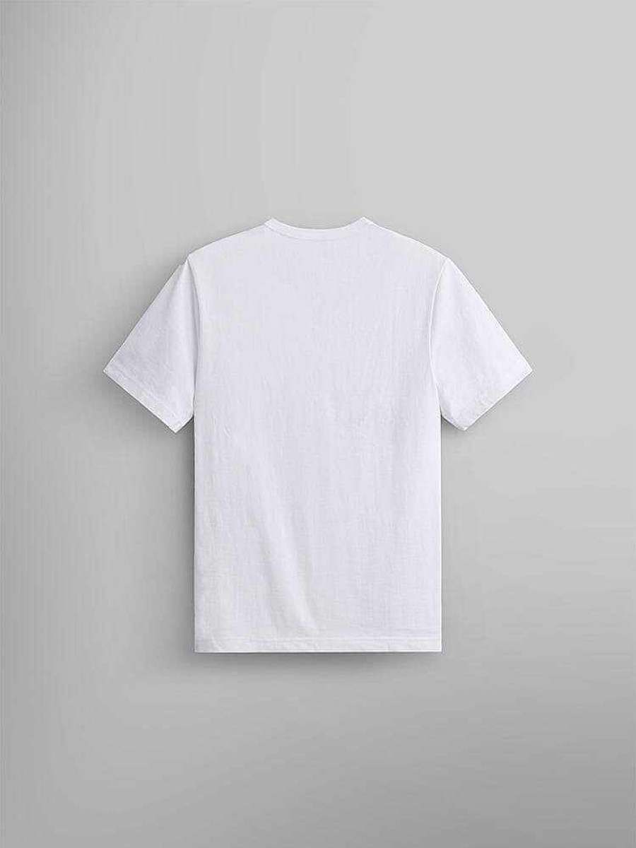 Men Alpha Industries T-Shirts | Alpha Tiger Tee White
