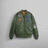 Youth Alpha Industries Bomber Jackets | Ma-1 Squadron Bomber Jacket Y