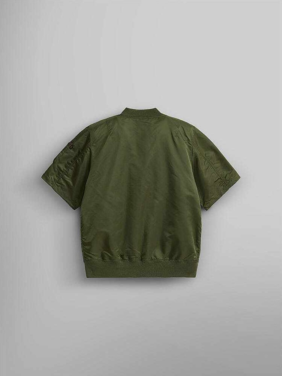 Men Alpha Industries Outerwear | L-2B Short Sleeve Bomber Jacket