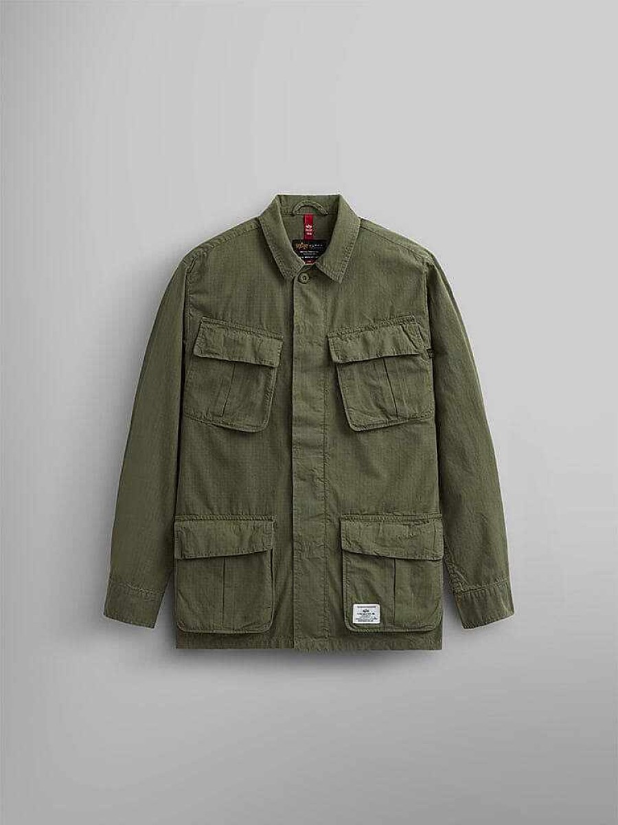 Men Alpha Industries Outerwear | Jungle Fatigue Shirt Jacket