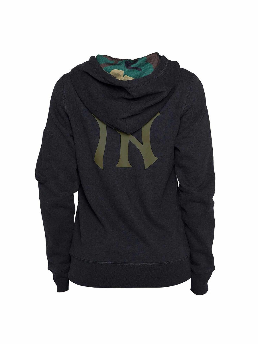 Mlb Alpha Industries Mlb X Alpha X New Era - Hoodies, Tees, & Shorts | New York Yankees X Alpha X New Era Hoodie W Black