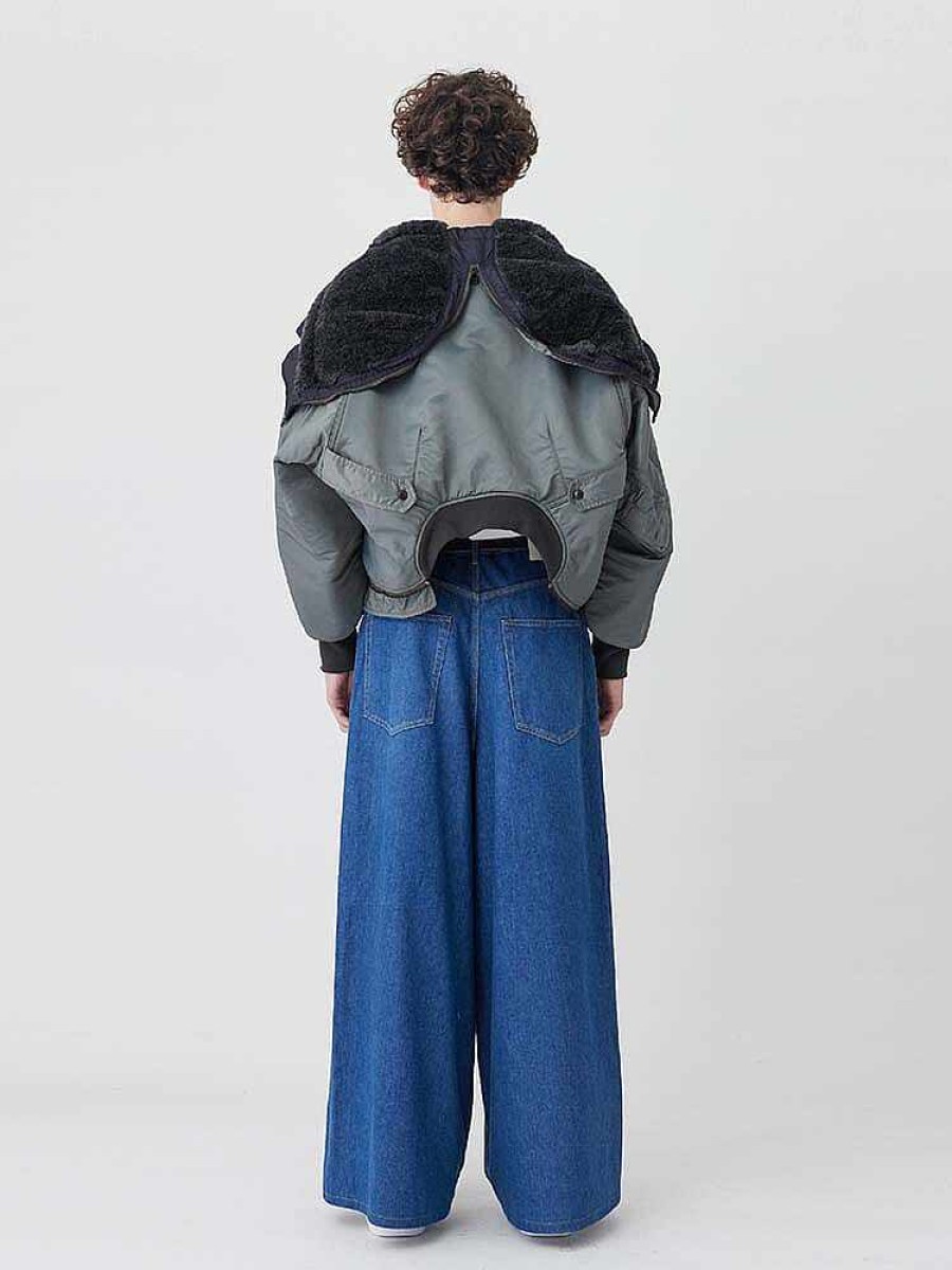Men Alpha Industries Outerwear | Beautiful People X Alpha Double End Bomber Jacket Olive