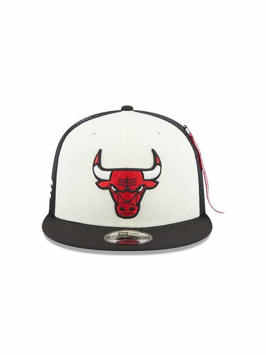 Nba Alpha Industries Nba X Alpha X New Era - Hats | Chicago Bulls X Alpha X New Era 950 Cap Black