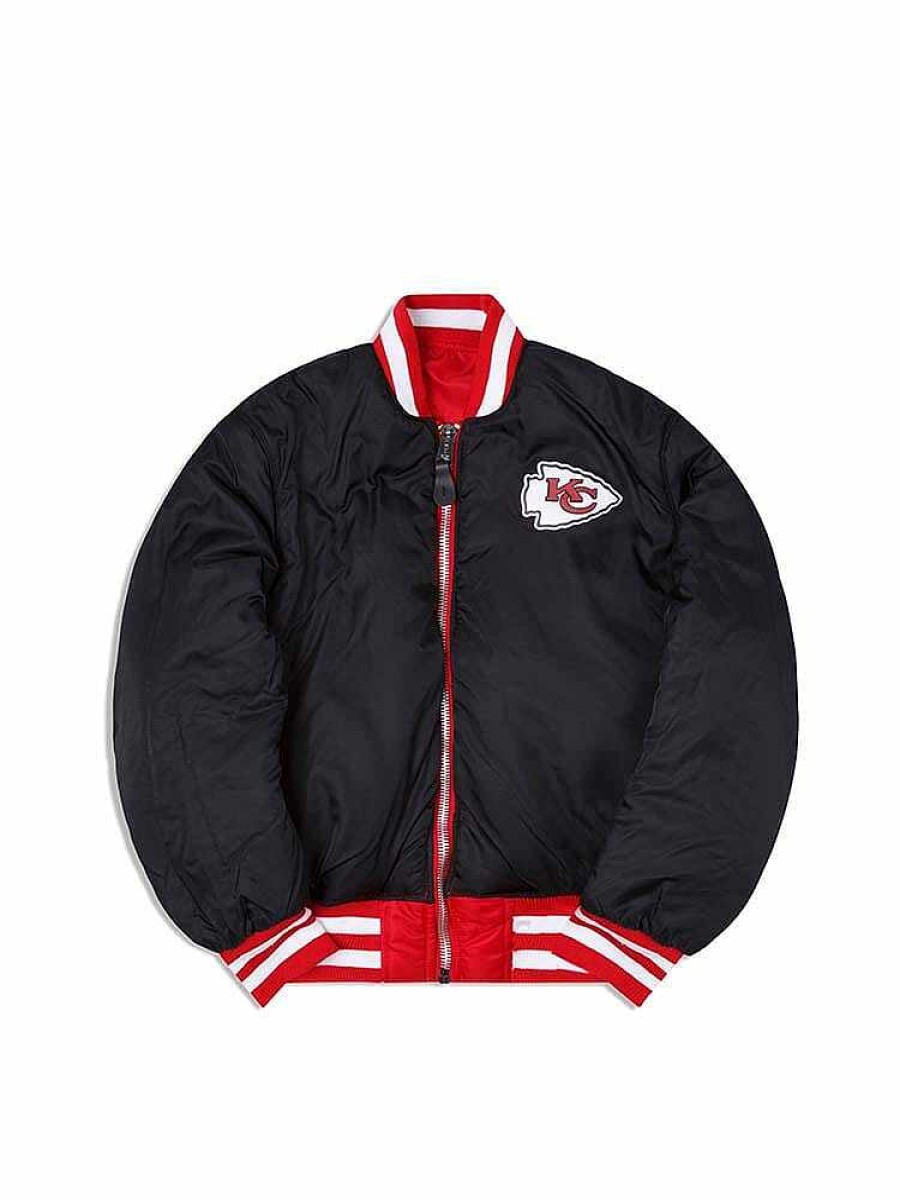 Nfl Alpha Industries Nfl X Alpha X New Era - Bomber Jackets | Kansas Chiefs X Alpha X New Era Ma-1 Bomber Jacket Speed Red