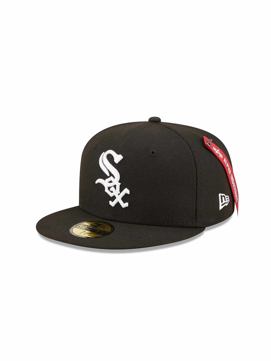 Mlb Alpha Industries Mlb X Alpha X New Era - Caps | Chicago White Sox X Alpha X New Era 59Fifty Fitted Cap Black