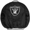 Nfl Alpha Industries Nfl X Alpha X New Era - Bomber Jackets | Las Vegas Raiders X Alpha X New Era Ma-1 Bomber Jacket Black