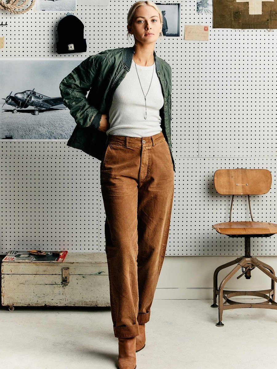 Men Alpha Industries Pants + Shorts | Imogene X Alpha Military Unisex Chino Brown