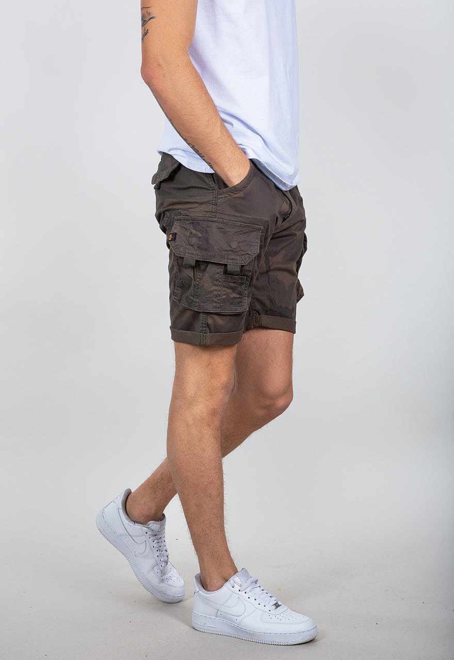 Men Alpha Industries Pants + Shorts | Jet Short Camo