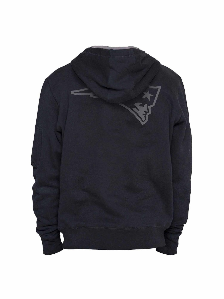 Nfl Alpha Industries Nfl X Alpha X New Era - Hoodies | New England Patriots X Alpha X New Era Hoodie Black