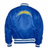 Nfl Alpha Industries Nfl X Alpha X New Era - Bomber Jackets | Los Angeles Chargers X Alpha X New Era Ma-1 Bomber Jacket Pacific Blue