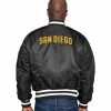 Mlb Alpha Industries Mlb X Alpha X New Era - Bomber Jackets | San Diego Padres X Alpha X New Era Ma-1 Bomber Jacket Black