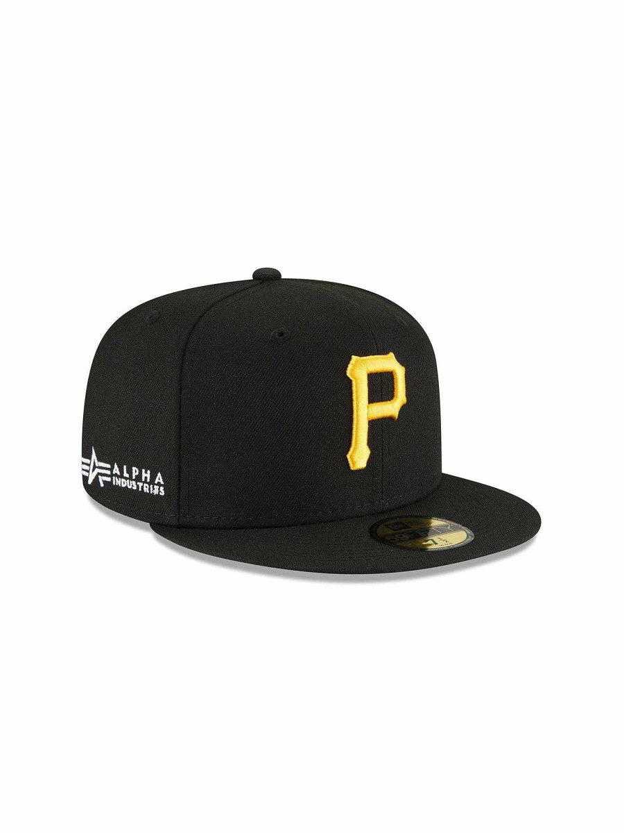Mlb Alpha Industries Mlb X Alpha X New Era - Caps | Pittsburgh Pirates X Alpha X New Era 59Fifty Fitted Cap Black