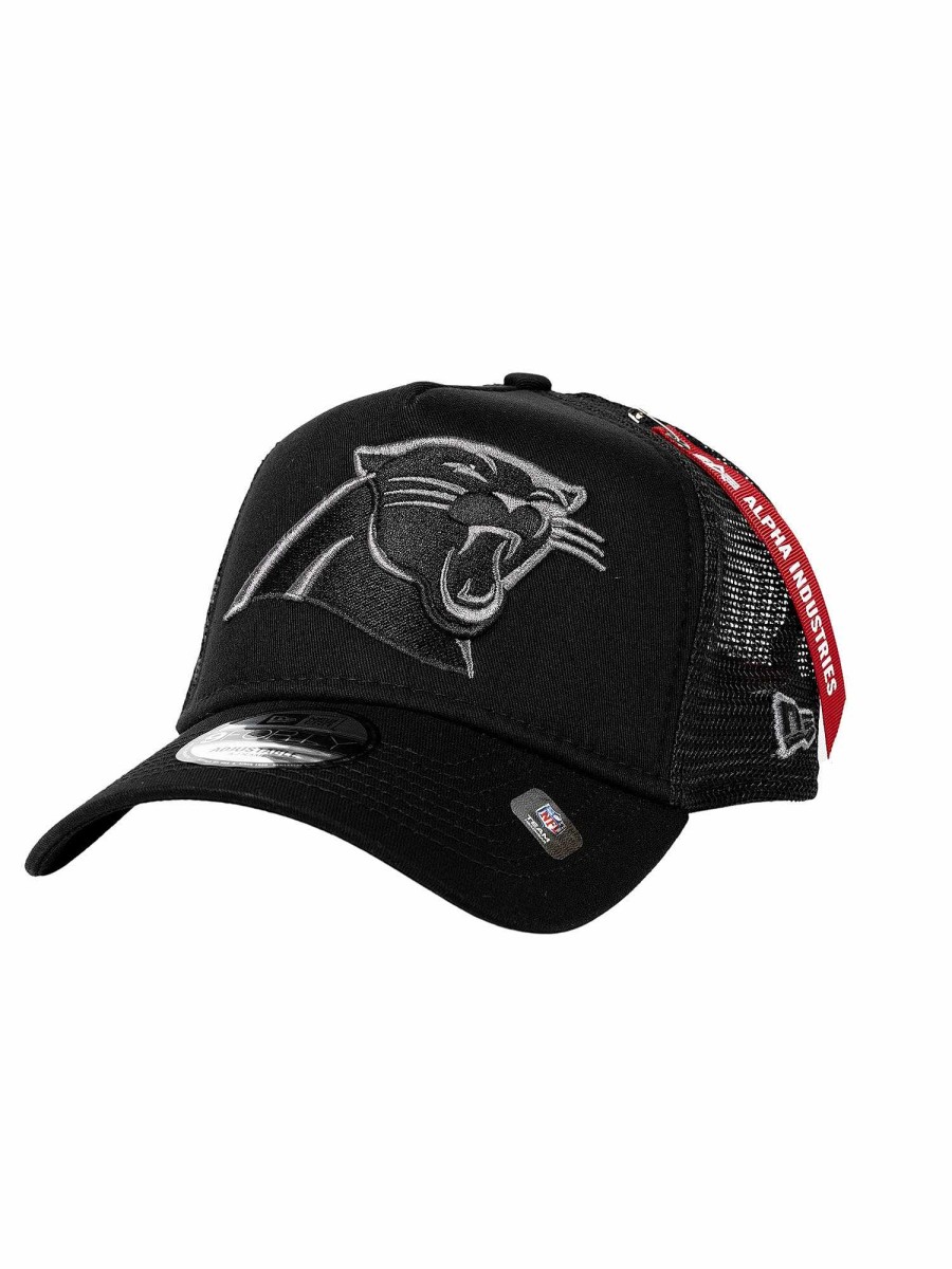 Nfl Alpha Industries Nfl X Alpha X New Era - Caps | Carolina Panthers X Alpha X New Era 940 Cap Black